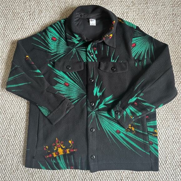 Nike Men's Lebron James Tropical Sherpa Button up Jacket Size XXL - Picture 6 of 15